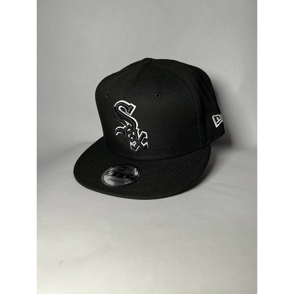 Chicago White Sox MLB New Era 9FIFTY Black Cap Snapback Custom